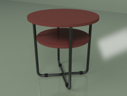 Coffee table (burgundy)