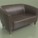 3d model Double sofa Oxford (Brown2 leather) - preview