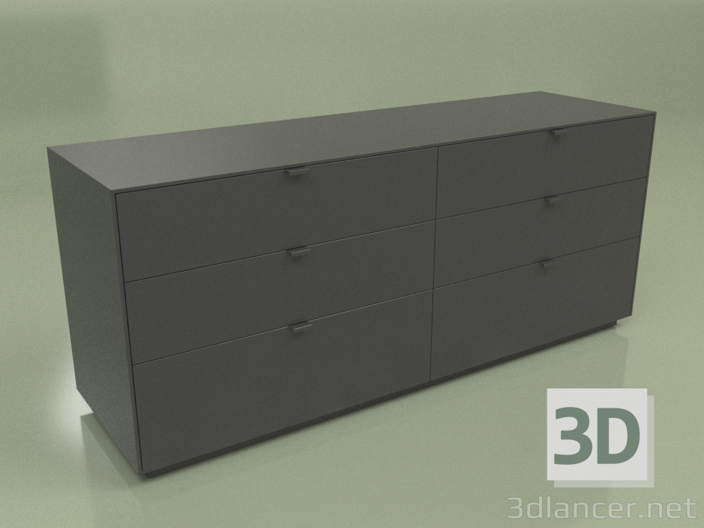 3d model Chest of drawers Folio DH6 (5) - preview