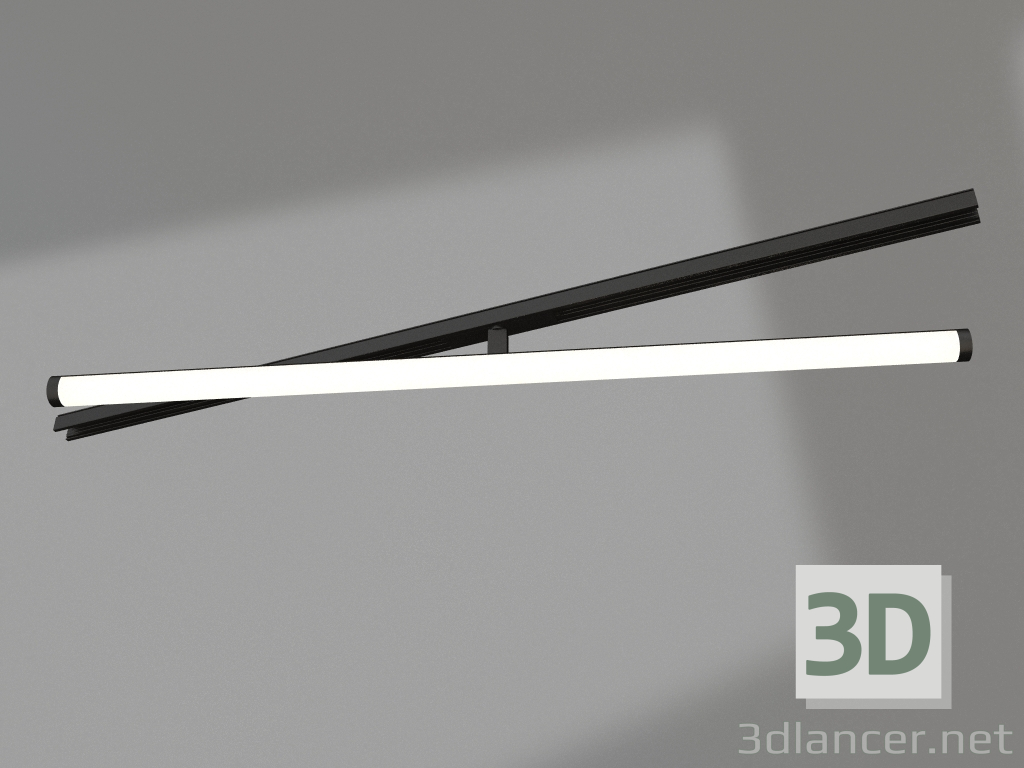3D Modell Lampe MAG-ORIENT-TUBE-TURN-L900-30W Day4000 (BK, 180 °, 48V) - Vorschau