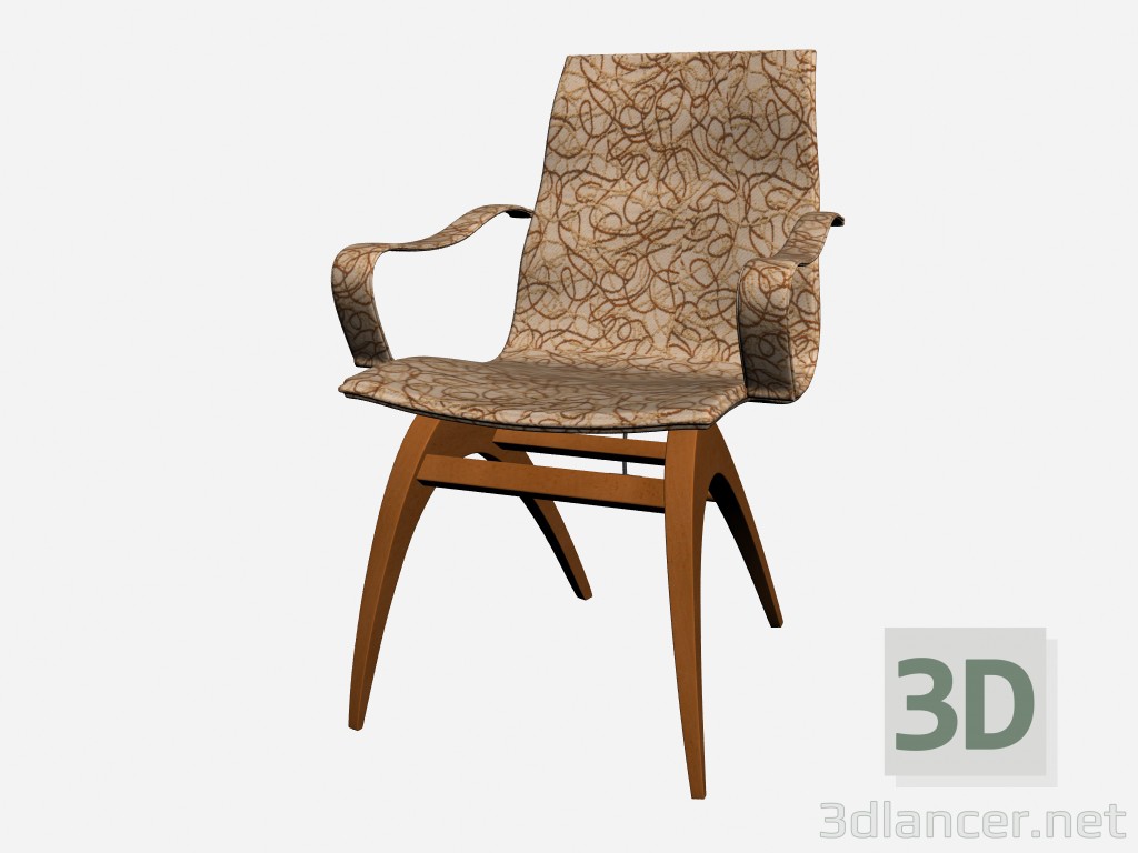 3d модель Кресло Luis 1 – превью