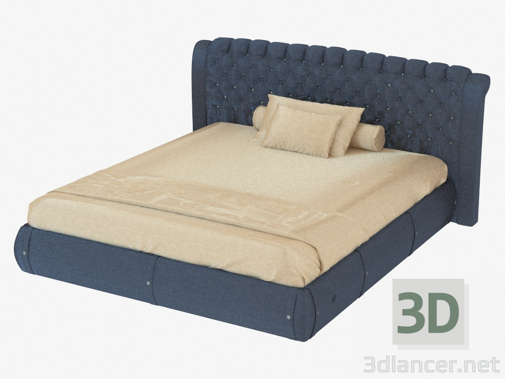 3d model Doble cama Venezia - vista previa