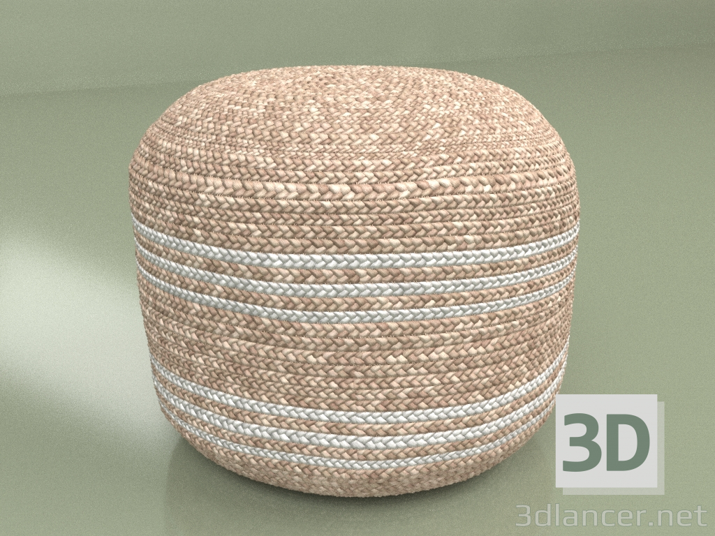 3D modeli puf Samy - önizleme