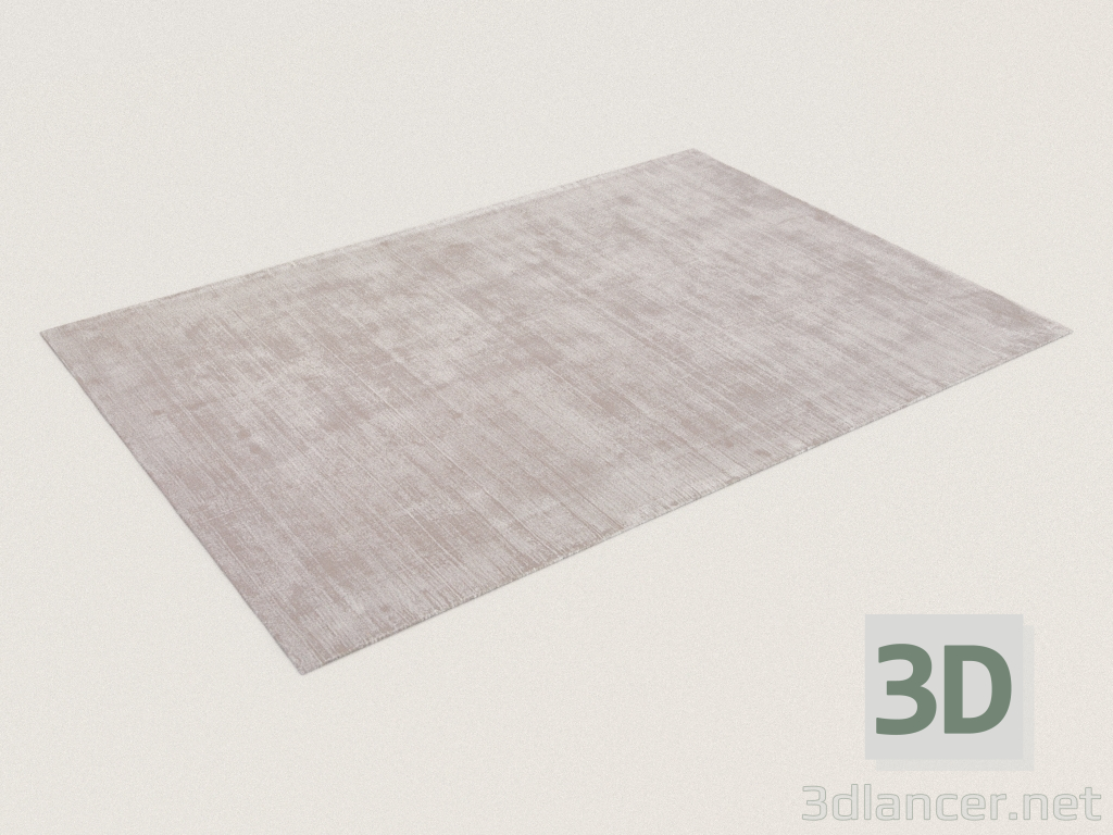 modèle 3D Tapis TERE GRIS CLAIR (160x230) - preview