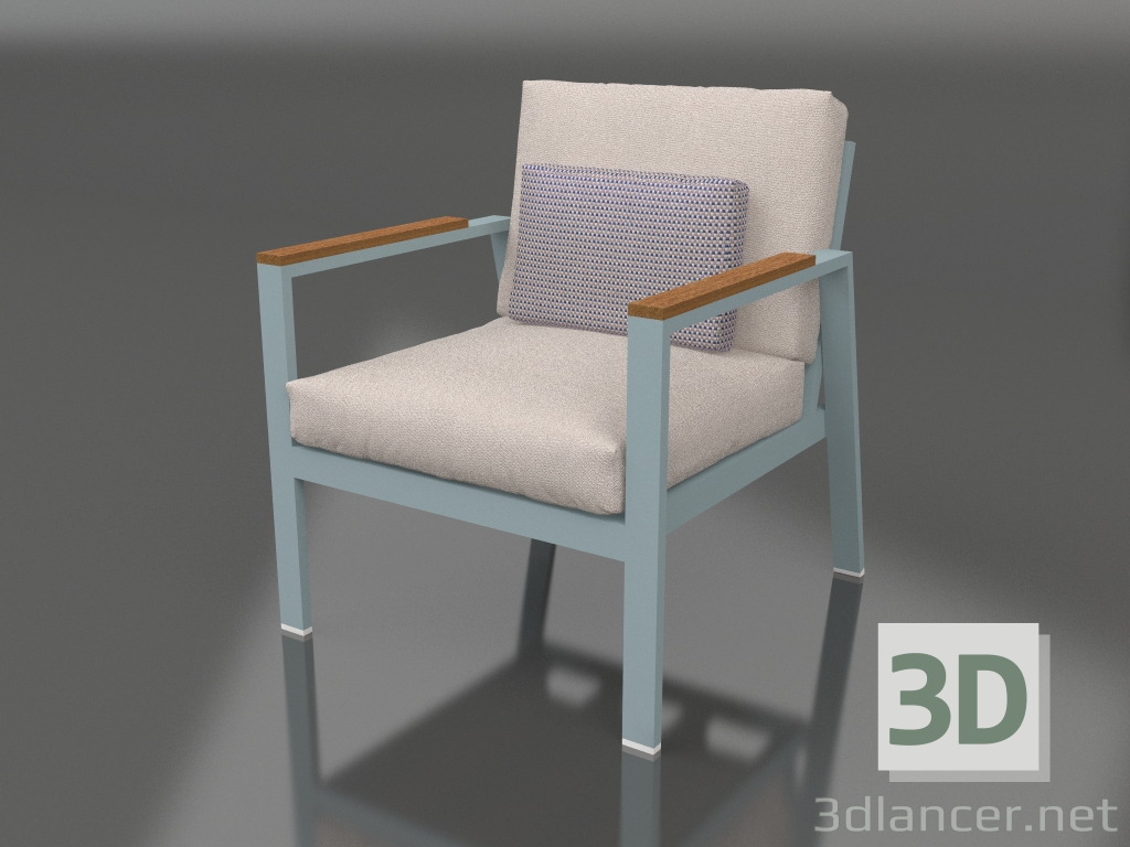 3d модель Кресло XS (Blue grey) – превью
