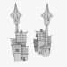 3D Ortaçağ Şehir Paketi modeli satın - render