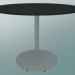 3d model Table BON (9382-51 (⌀ 70cm), H 51cm, HPL black, cast iron white) - preview