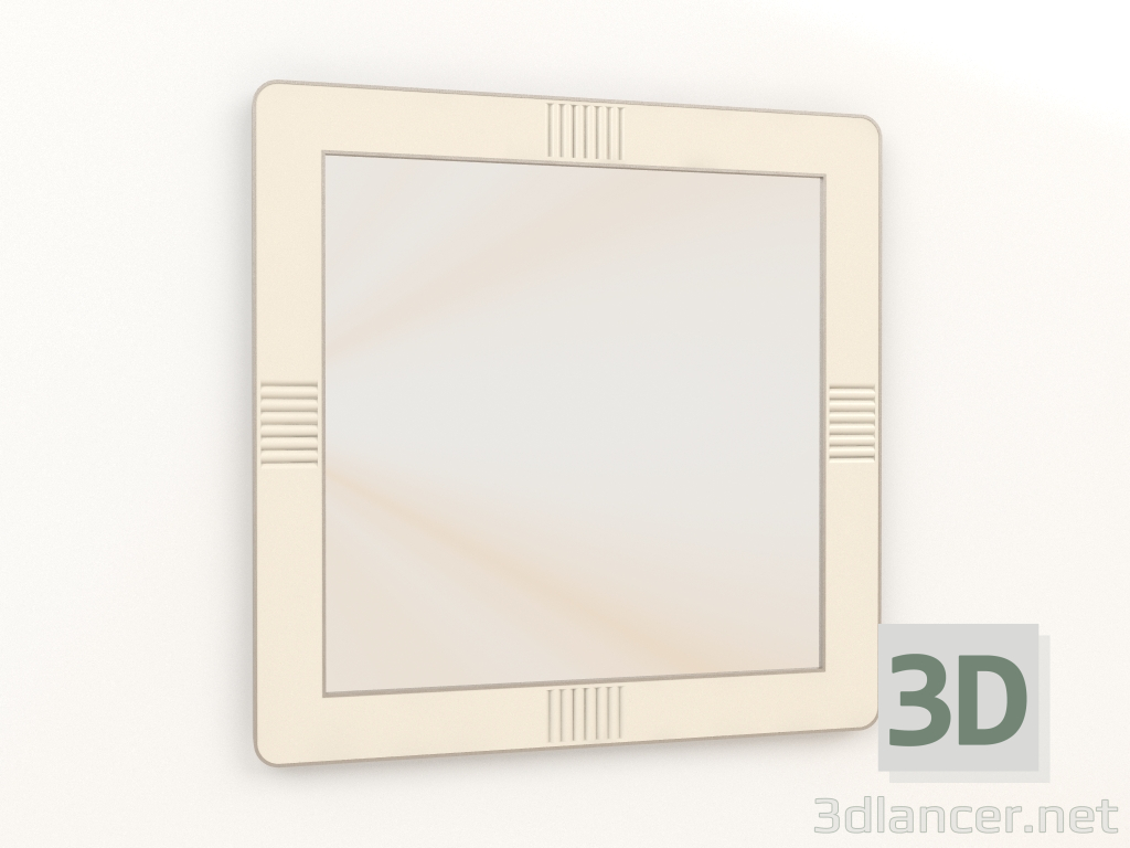 3d model Espejo cuadrado (C317) - vista previa