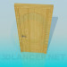 modèle 3D Porte en bois - preview