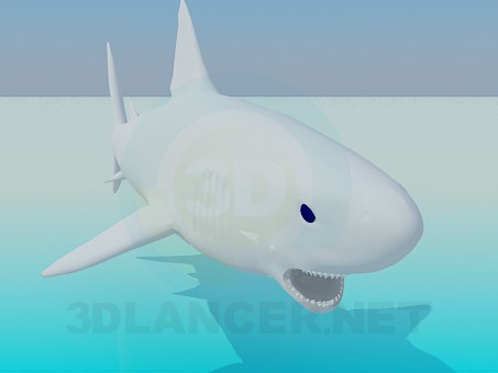 3d model Tiburón Blanco - vista previa