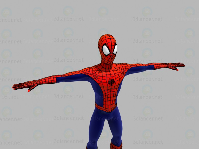 modèle 3D Spiderman - preview