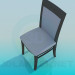 3d модель Обычный стул со спинкой – превью