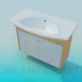 3D Modell Waschbecken im Bad - Vorschau