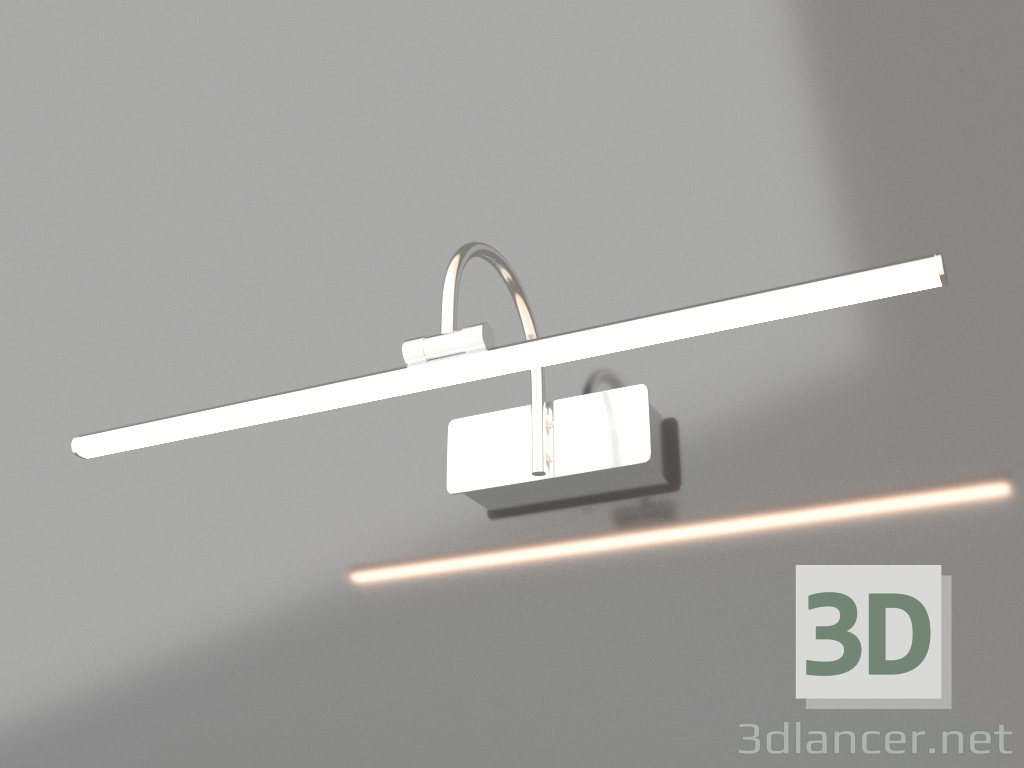 Modelo 3d Luz de fundo da lâmpada de parede (6381) - preview