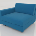 3d model Sofa module 83 single with an armrest on the left - preview