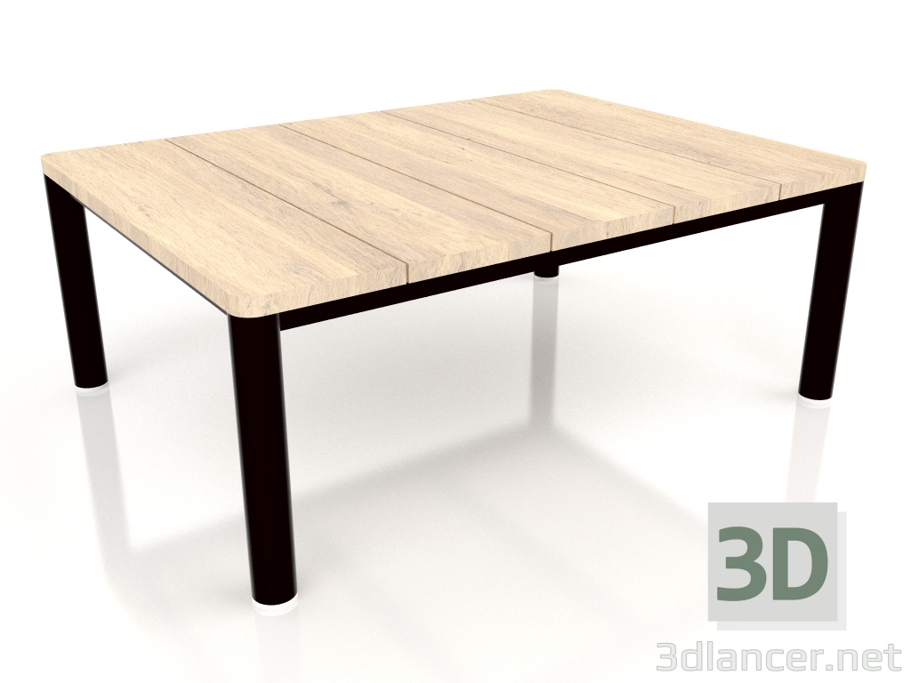 modello 3D Tavolino 70×94 (Nero, Legno Iroko) - anteprima