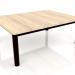 3d model Coffee table 70×94 (Black, Iroko wood) - preview