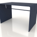3d model Dining table (blue) - preview