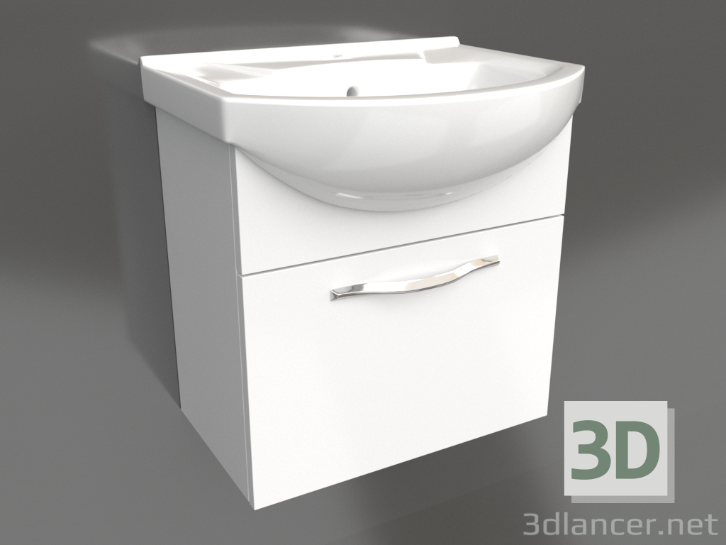 3D modeli Asma dolap 50 cm (Agr.01.05-1) - önizleme