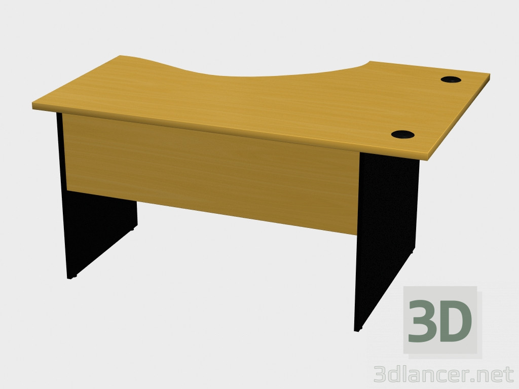 3D Modell Tabelle Mono Suite (BS150L) - Vorschau
