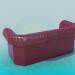 modèle 3D Cuir de canapé - preview