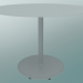 modèle 3D Table BON (9382-51 (⌀ 70cm), H 51cm, blanc HPL, blanc en fonte blanche) - preview