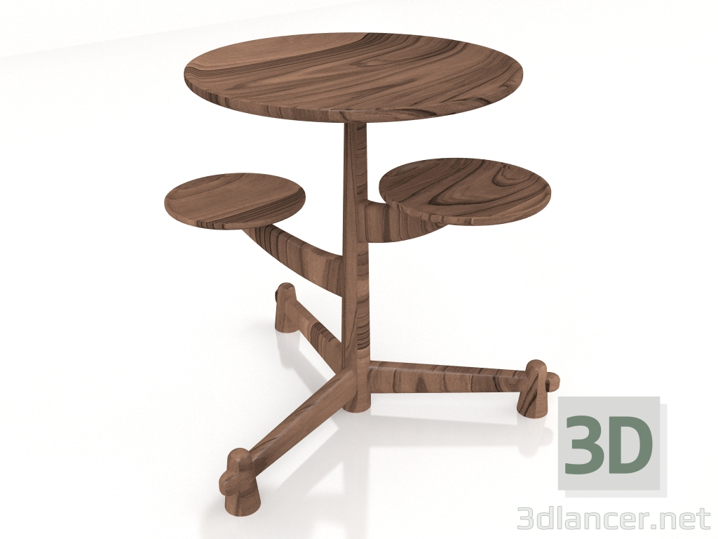 3 डी मॉडल साइड टेबल Árbol - पूर्वावलोकन
