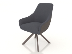 Chair Emma (graphite-cappuccino-bronze)