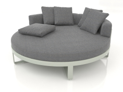 Round bed for relaxation (Cement gray)