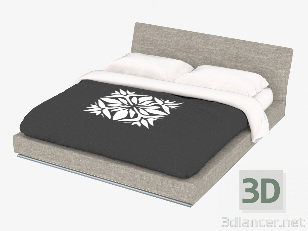 3 डी मॉडल डबल बेड मल्लाह - पूर्वावलोकन