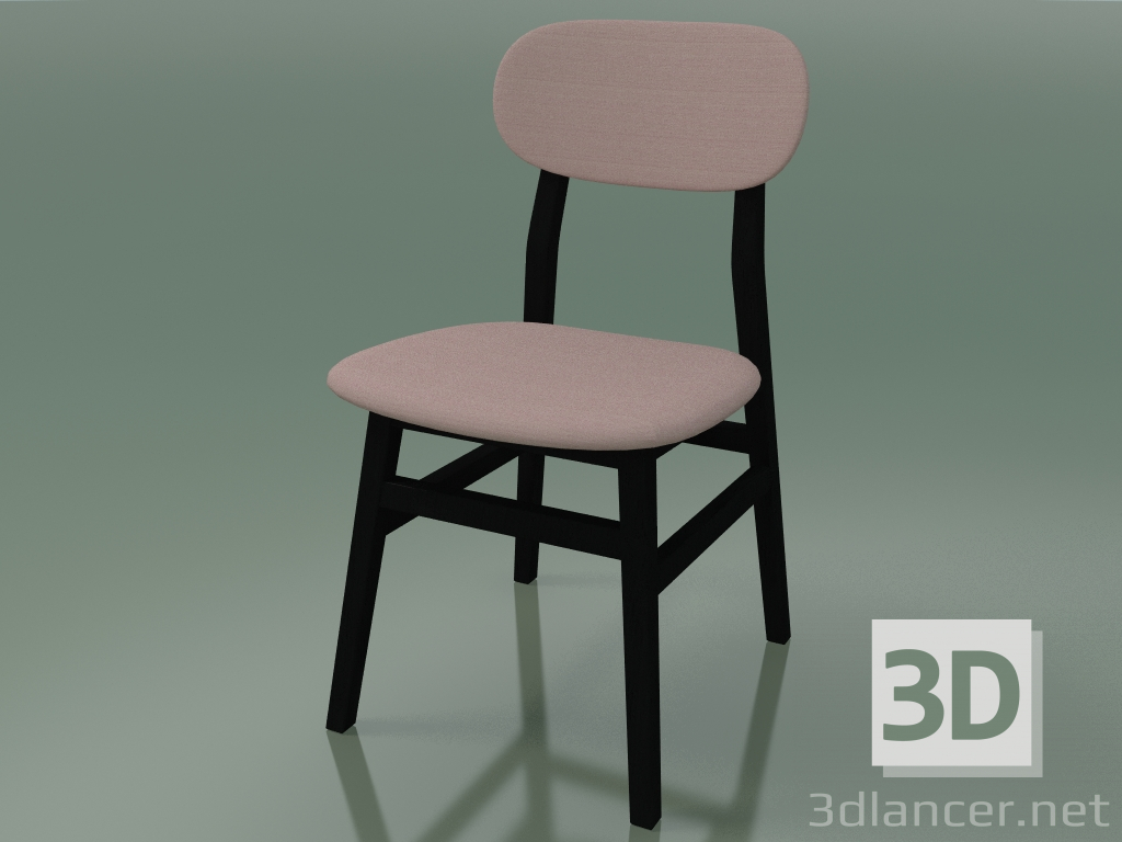 Modelo 3d Cadeira de sala de jantar (223, preta) - preview