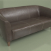 3d model Three-seater sofa Oxford (Brown2 leather) - preview