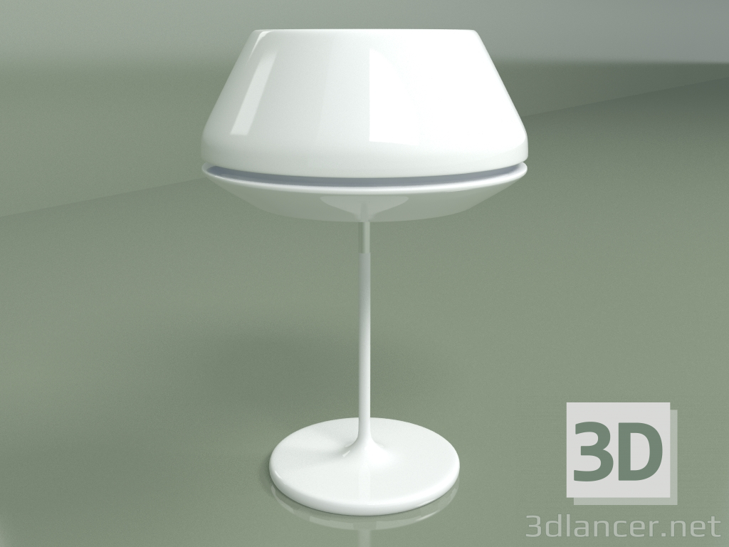 3 डी मॉडल टेबल लैंप स्पूल (सफेद) - पूर्वावलोकन
