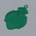 3D Allah Ey Ekber kolye modeli satın - render