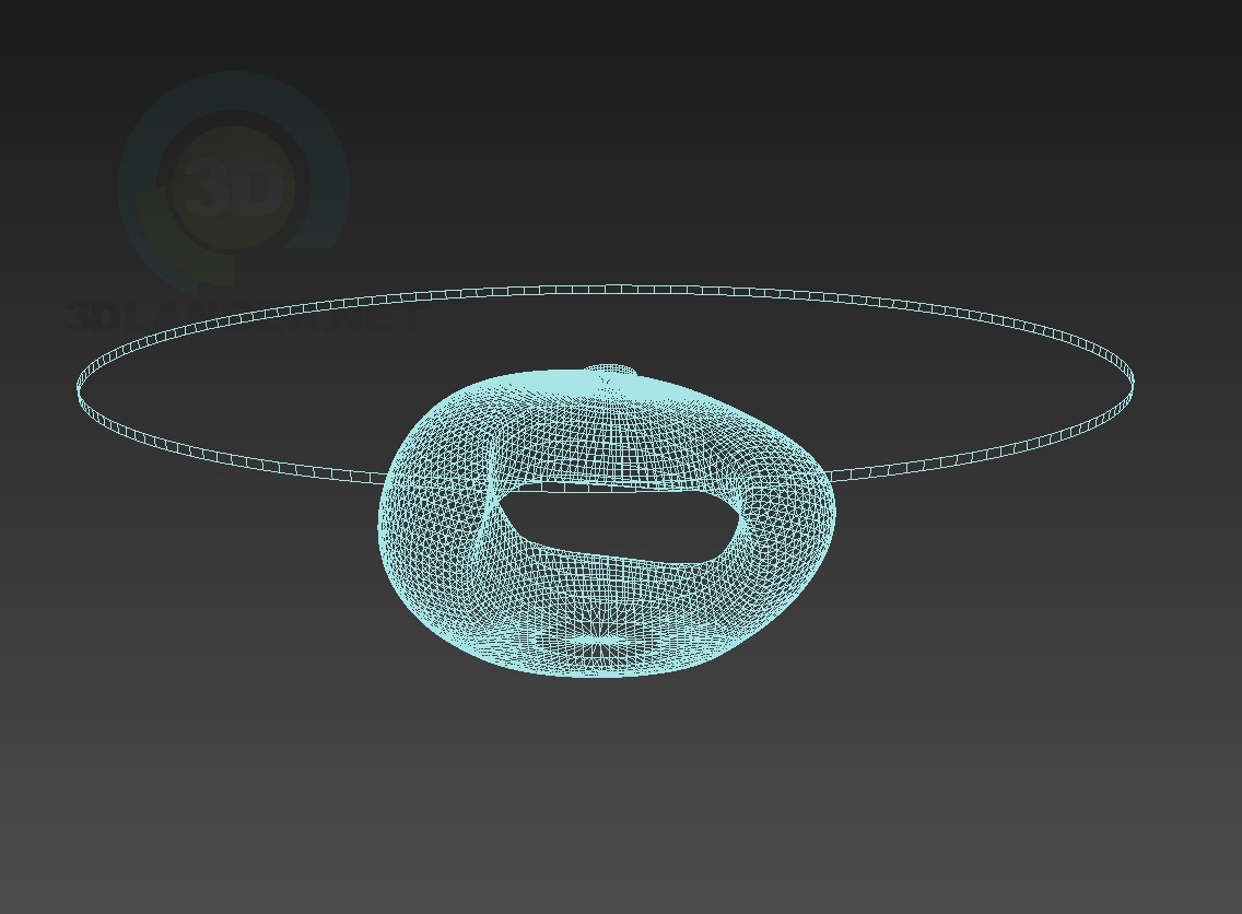 3D modeli Sehpa sinyal Etna - önizleme