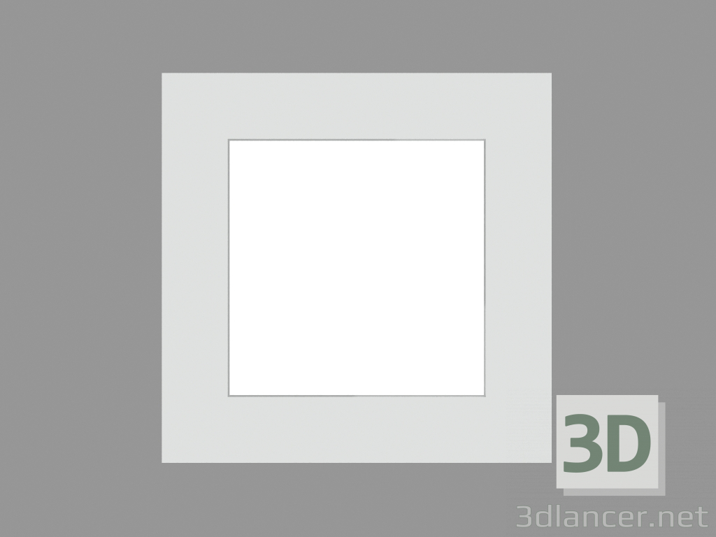 3D modeli Tavan lambası ZIP DOWNLIGHT SQUARE (S5871) - önizleme