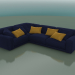 3d model Sofa four-seater angular Tutto (1150) - preview