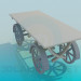 modello 3D carrello su ruote - anteprima