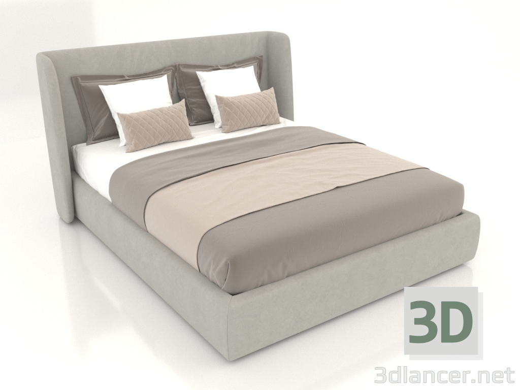 3 डी मॉडल डबल बेड पोर्टो 1600 - पूर्वावलोकन