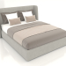 3d model Double bed Porto 1600 - preview