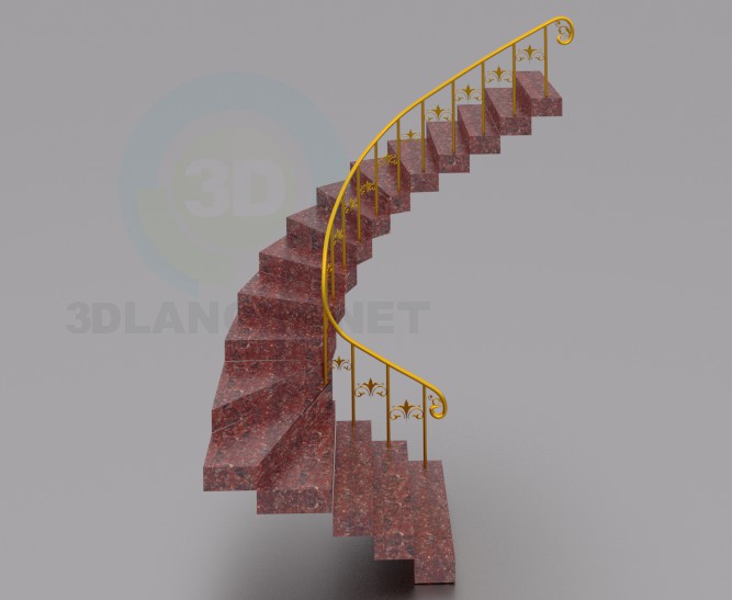 3d model Escaleras-2 - vista previa