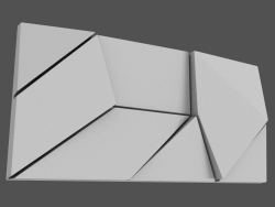 Panel 3D de origami