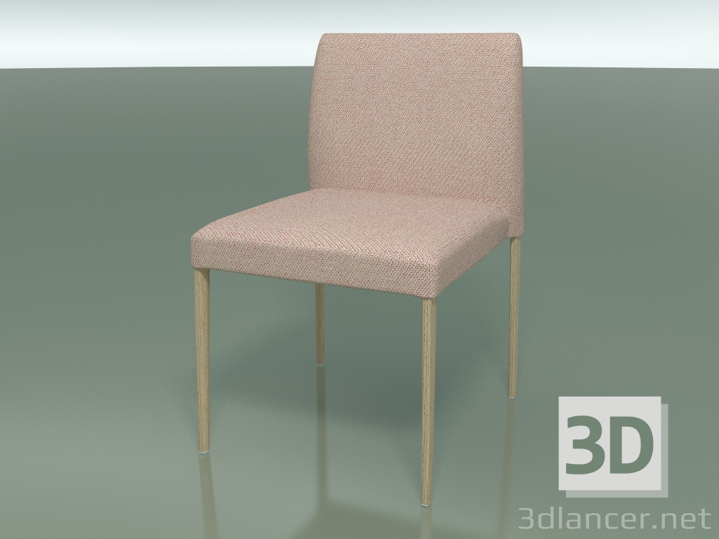 Modelo 3d Cadeira empilhável 2700 (com estofado em tecido, carvalho branqueado) - preview