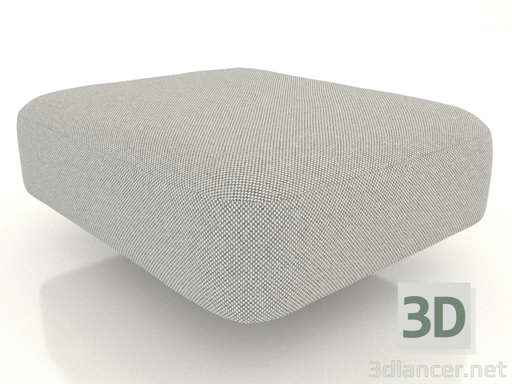 3D Modell Das Sofamodul ist tief - Vorschau