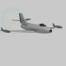 modèle 3D dasault ouragan - preview