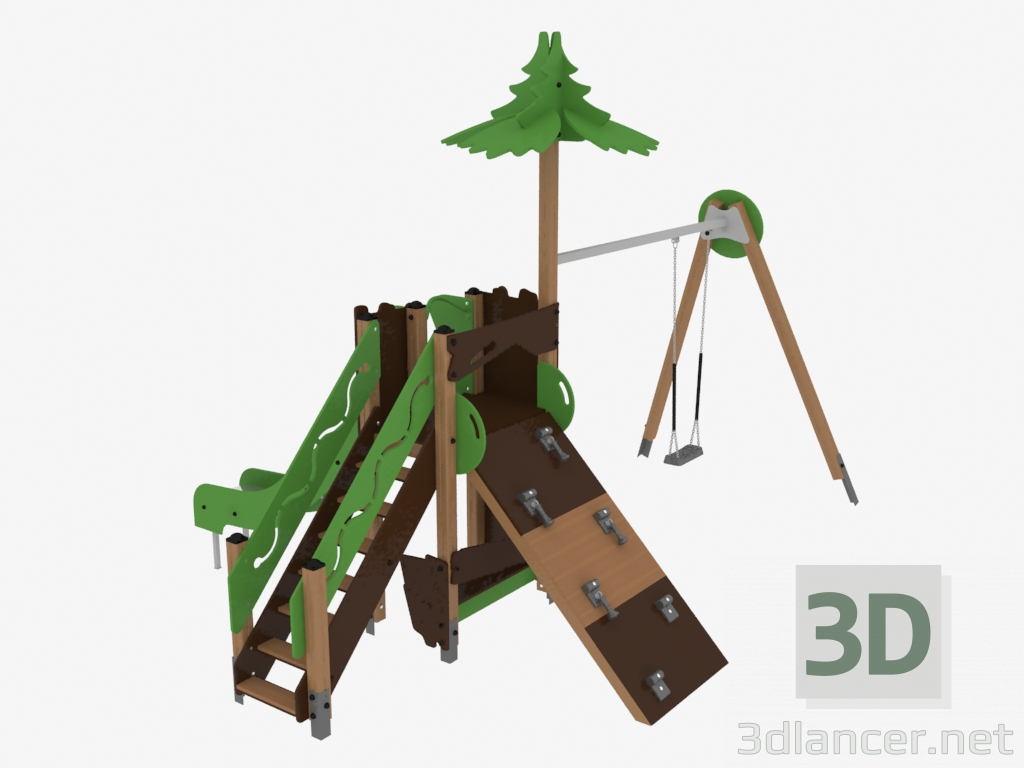 3D modeli Çocuk oyun kompleksi (S1114) - önizleme