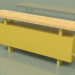 3d модель Конвектор - Aura Bench (280х1000х146, RAL 1012) – превью