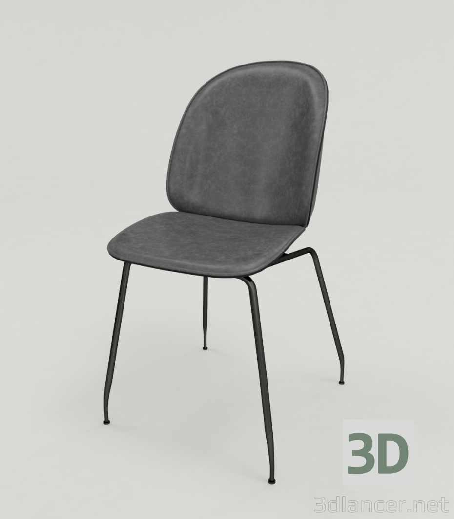 3d Chair Beetle PU model buy - render