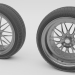 Llanta de carro 3D modelo Compro - render
