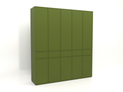 Wardrobe MW 03 paint (2500x580x2800, green)